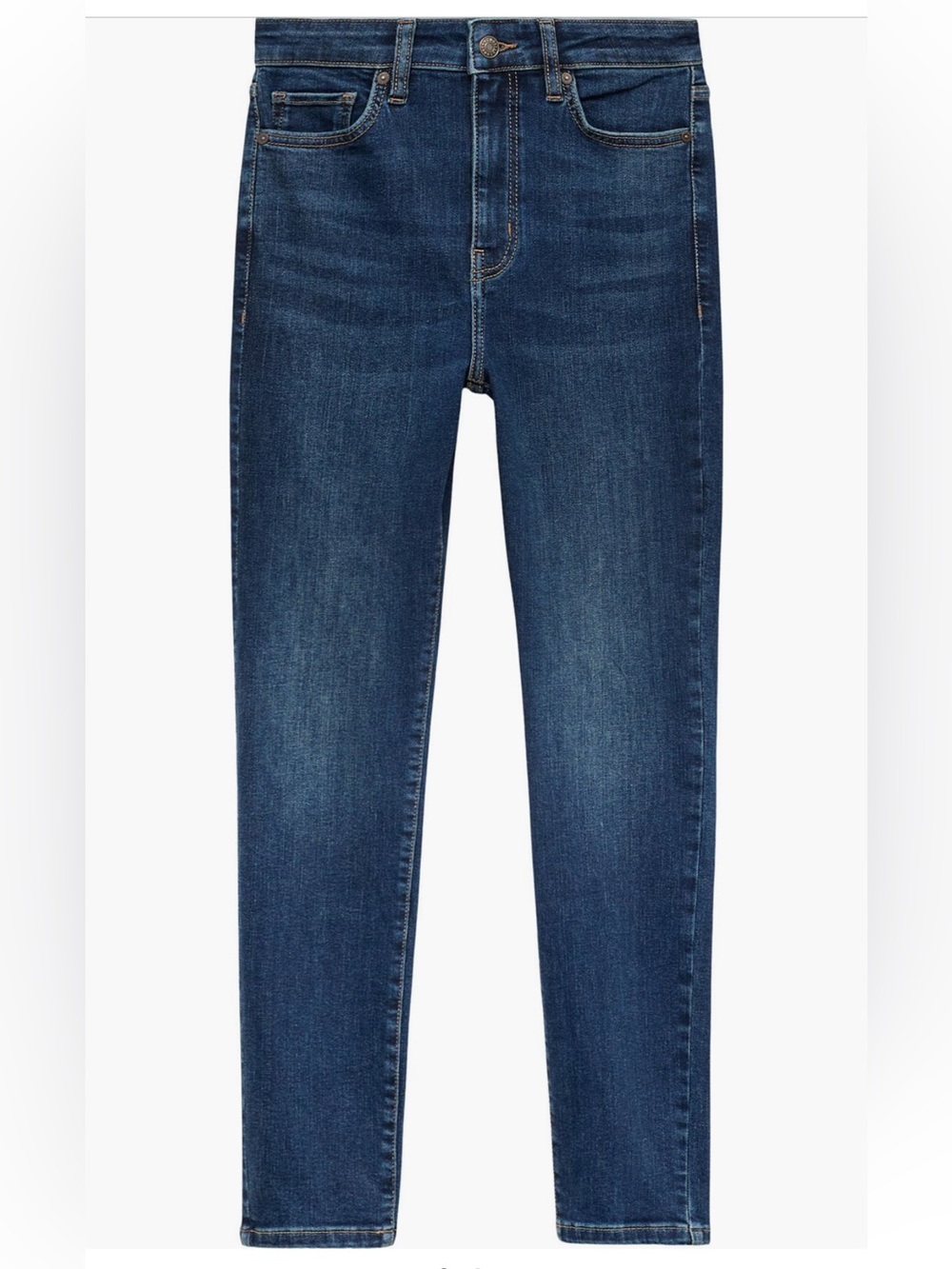 Mango Carla High Waist Ankle Skinny Jeans
